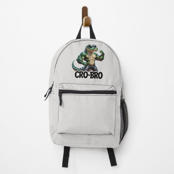 Item preview, CRO-BRO Cool Muscular Crocodile designed and sold by QuirkySpark.