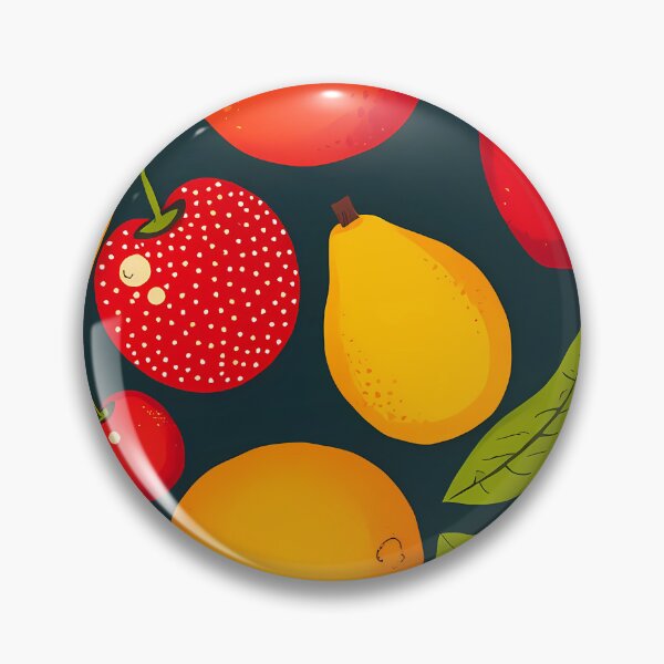 Item preview, Plum Colorful Fruit Patterns Celebrating Nature Fresh Beauty designed and sold by ART ATTACK ZONE.