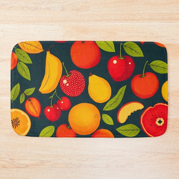Item preview, Plum Colorful Fruit Patterns Celebrating Nature Fresh Beauty designed and sold by ART ATTACK ZONE.