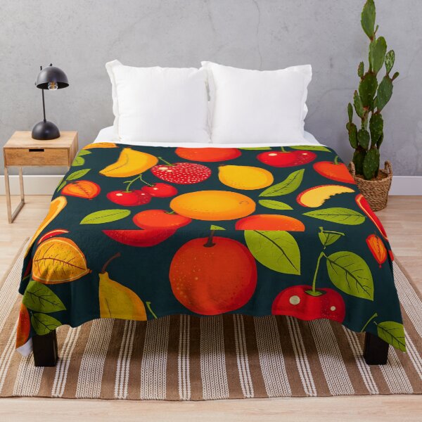 Item preview, Plum Colorful Fruit Patterns Celebrating Nature Fresh Beauty designed and sold by ART ATTACK ZONE.