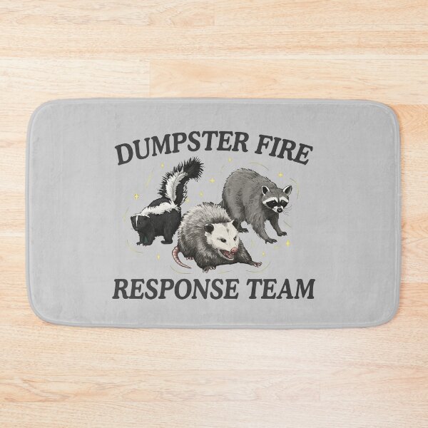 Item preview, Dumpster Fire Response Team Raccoon designed and sold by ChestOutLoud.