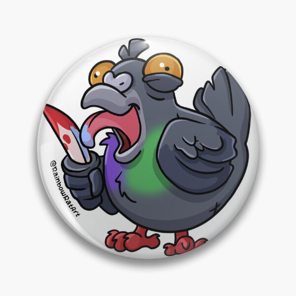 Item preview, PIGEON: We're all crazy designed and sold by RainbowRatArt.