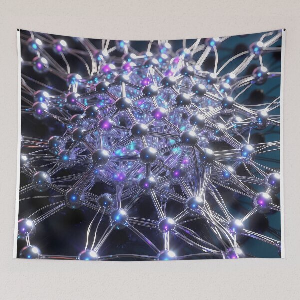 Item preview, Scifi Theme Texture of Asymmetrical Glowing Biological Neuron Synapses (image size 7840x11680) designed and sold by Digital-Davinci.