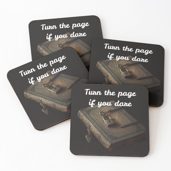 Item preview, Turn the Page If You Dare - Locked Forbidden Book Dark Gothic Art designed and sold by TitanRN.