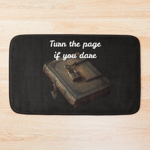 Item preview, Turn the Page If You Dare - Locked Forbidden Book Dark Gothic Art designed and sold by TitanRN.