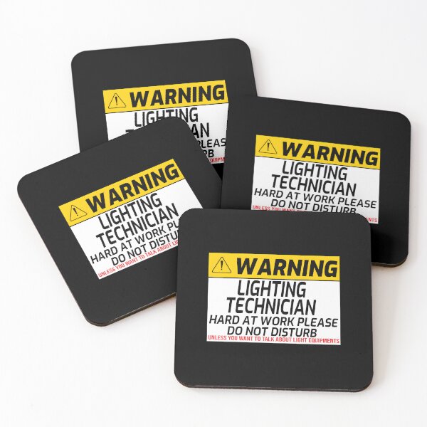 Item preview, Warning Lighting Technician Hard At Work designed and sold by chsaggbix19.