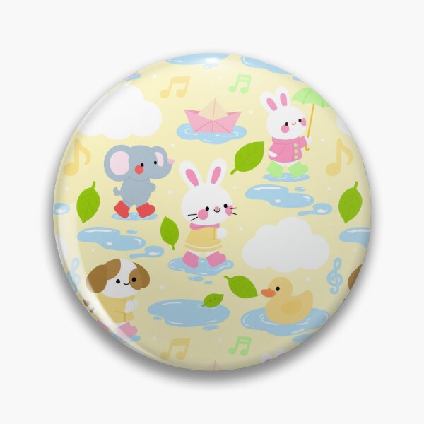 Item preview, Baby Shower Rainy Parade Pattern designed and sold by KJackArtwork.