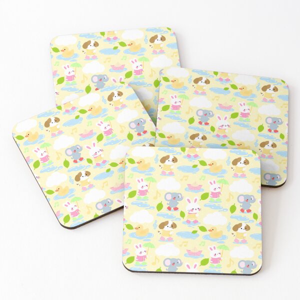 Item preview, Baby Shower Rainy Parade Pattern designed and sold by KJackArtwork.