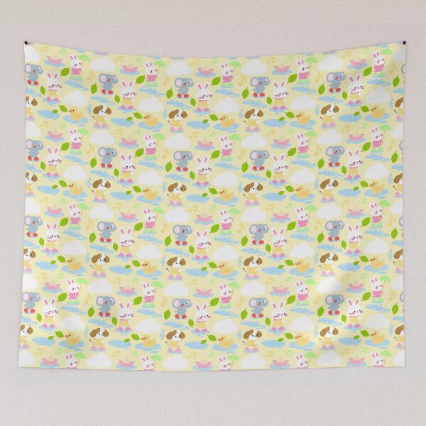 Item preview, Baby Shower Rainy Parade Pattern designed and sold by KJackArtwork.