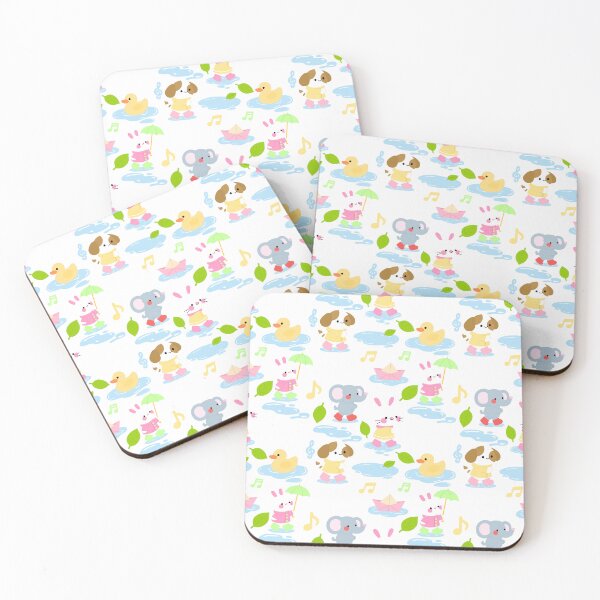 Item preview, Baby Shower Rainy Parade Pattern designed and sold by KJackArtwork.