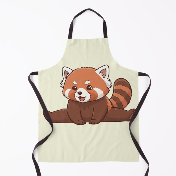 Item preview, Happy Red Panda Doing the Splits - Cute and Flexible Kawaii Art designed and sold by Wild-way Art.