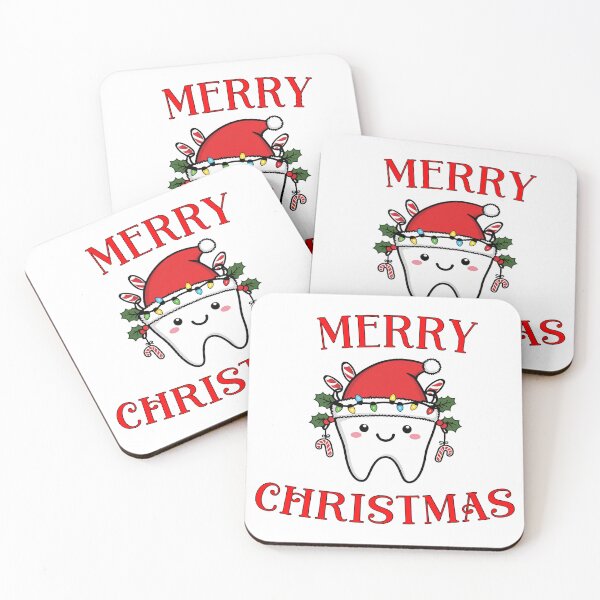 Item preview, Cute Merry Christmas Tooth – Christmas Dental designed and sold by Sensepiphoria.