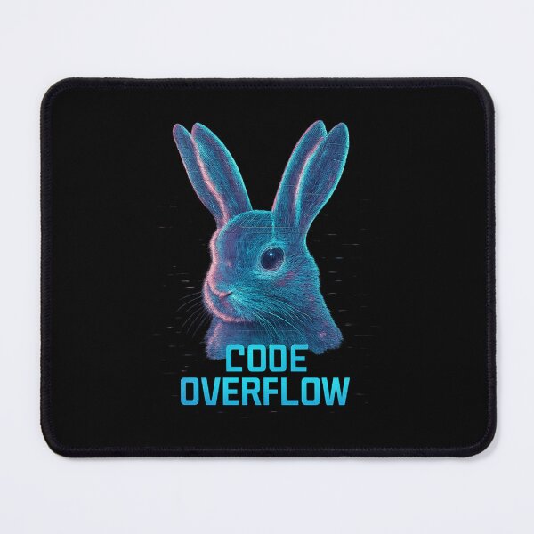 Item preview, Code Overflow - Glitched Cyber Rabbit designed and sold by MKreative Studio.