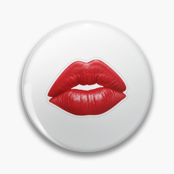 Item preview, Intense Red Kiss Print Sticker designed and sold by Urban Line.