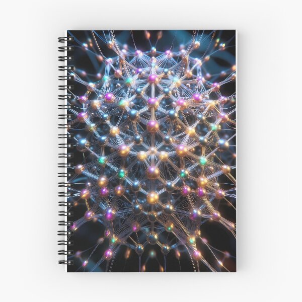 Item preview, Scifi Theme Texture of Asymmetrical Glowing Biological Neuron Synapses (image size 7840x11680) designed and sold by Digital-Davinci.