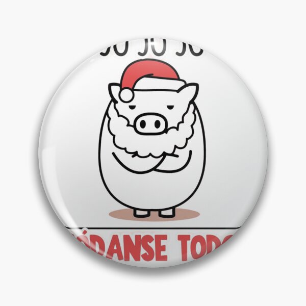 Item preview, JO JO JO Jódanse Todos - Funny Spanish Christmas Pig Santa Claus Art designed and sold by JossDesign15.