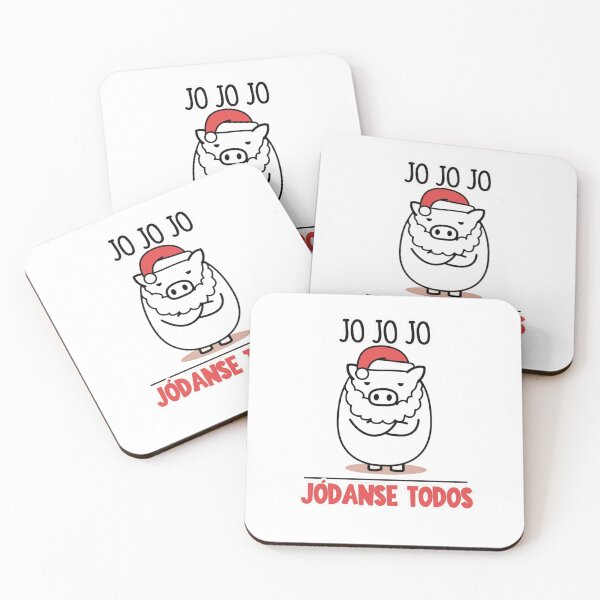 Item preview, JO JO JO Jódanse Todos - Funny Spanish Christmas Pig Santa Claus Art designed and sold by JossDesign15.