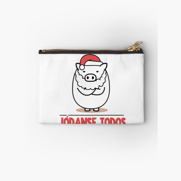 Item preview, JO JO JO Jódanse Todos - Funny Spanish Christmas Pig Santa Claus Art designed and sold by JossDesign15.