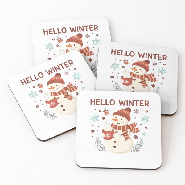 Item preview, hello winter snowman t-shirt  designed and sold by TheHappyHaul.