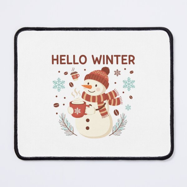 Item preview, hello winter snowman t-shirt  designed and sold by TheHappyHaul.