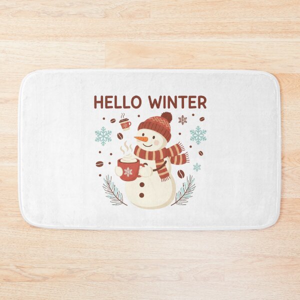 Item preview, hello winter snowman t-shirt  designed and sold by TheHappyHaul.