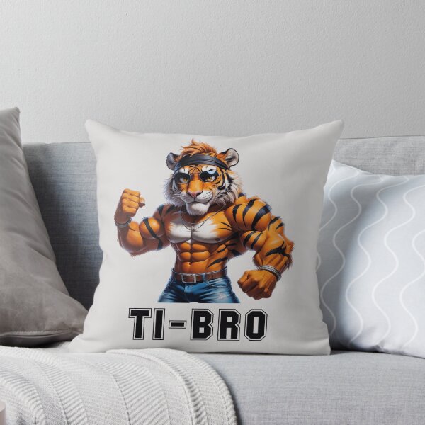 Item preview, TI-BRO Cool Muscular Tiger designed and sold by QuirkySpark.