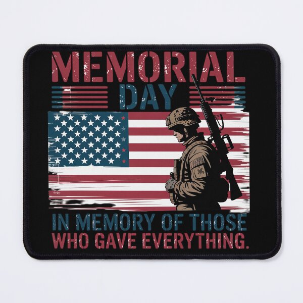 Item preview, Memorial Day In Memory Of Those Who Gave Everything Soldier designed and sold by SiegridOffical.