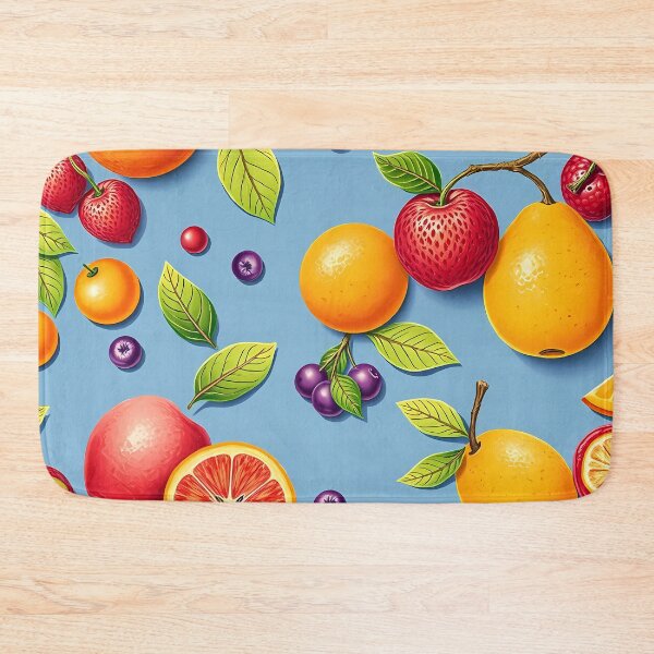 Item preview, Papaya Colorful Fruit Patterns Celebrating Nature Fresh Beauty designed and sold by ART ATTACK ZONE.