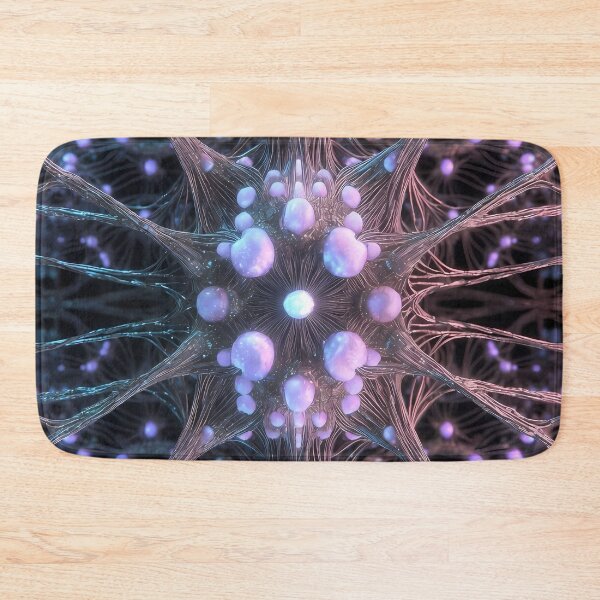 Item preview, Scifi Theme Texture of Asymmetrical Glowing Biological Neuron Synapses (image size 7840x11680) designed and sold by Digital-Davinci.
