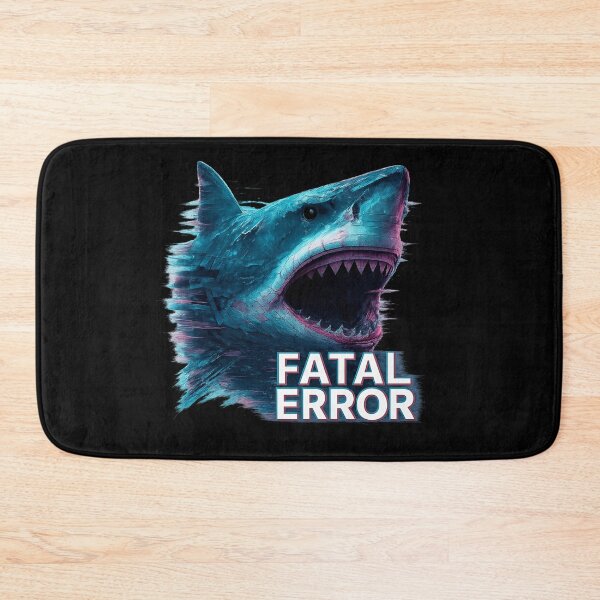 Item preview, Fatal Error Shark - Glitch Cyberpunk Attack designed and sold by MKreative Studio.