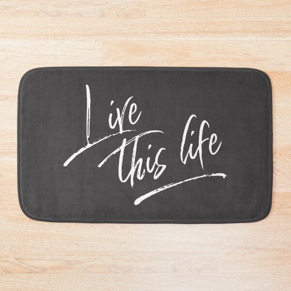 Item preview, Live This Life  Handwritten Inspirational Quote designed and sold by WAMTEES.