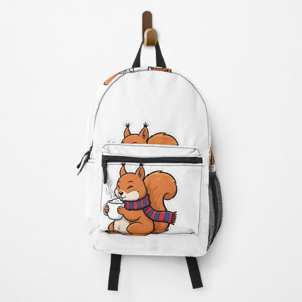 Item preview, CARTOON OF A SQUIRREL DRINKING A CUP OF HOT MILK designed and sold by infinitearte.
