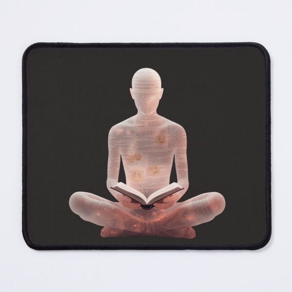 Item preview, Meditation of Knowledge | Surreal Paper Man Reading Book Art designed and sold by TitanRN.