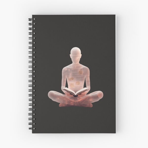 Item preview, Meditation of Knowledge | Surreal Paper Man Reading Book Art designed and sold by TitanRN.