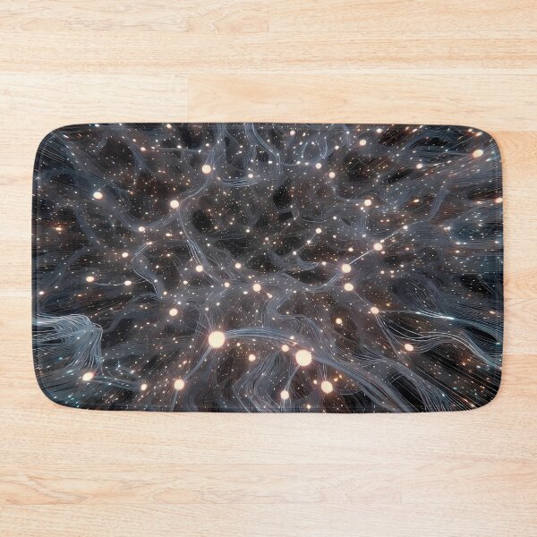 Item preview, Scifi Theme Grayish Texture of Asymmetrical Glowing Biological Neuron Synapses (image size 7840x11680) designed and sold by Digital-Davinci.