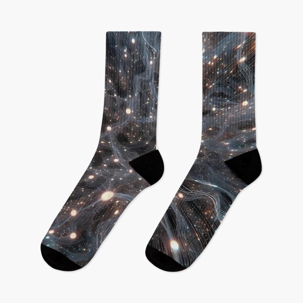 Item preview, Scifi Theme Grayish Texture of Asymmetrical Glowing Biological Neuron Synapses (image size 7840x11680) designed and sold by Digital-Davinci.