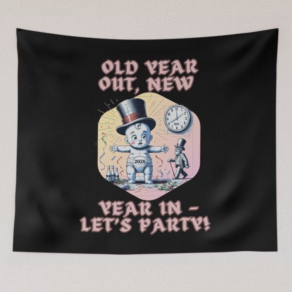 Item preview, Old Year out, New Year in — let’s party! designed and sold by mirciashop.