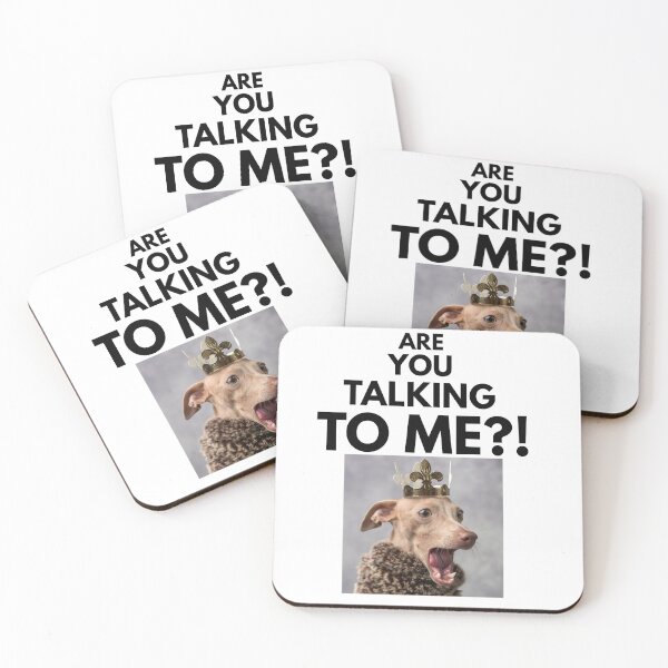 Item preview, Are You Talking To Me? Funny Dog Tee designed and sold by JustFunnyStuff.