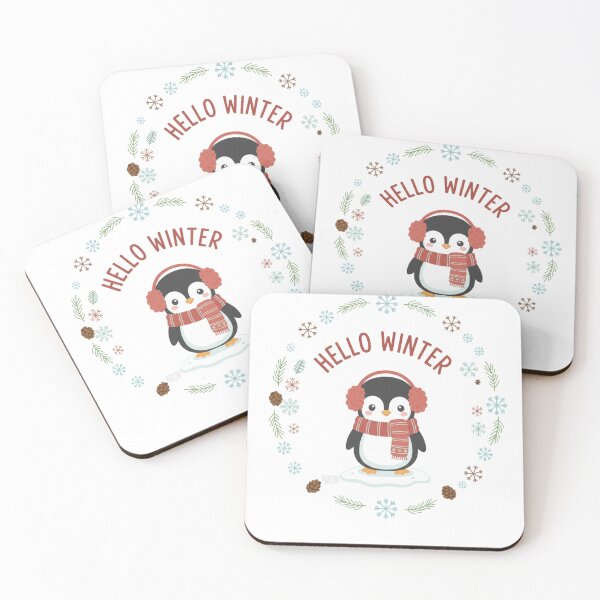 Item preview,  hello winter penguin t-shirt  designed and sold by TheHappyHaul.