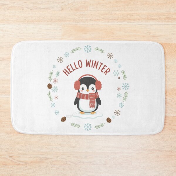 Item preview,  hello winter penguin t-shirt  designed and sold by TheHappyHaul.