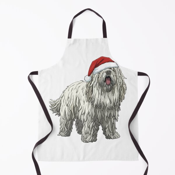 Item preview, Santa Christmas Komondor Dog designed and sold by Petzzz.
