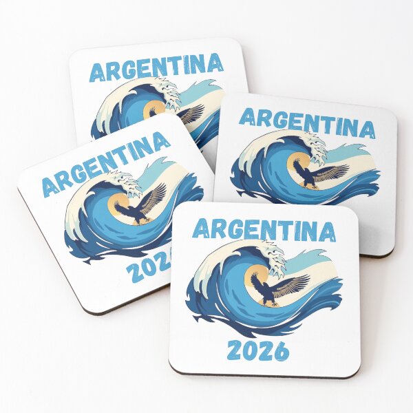 Item preview, Camiseta y Calcomanía Argentina - Diseño Bandera Albiceleste para Hinchas. designed and sold by printeGear.