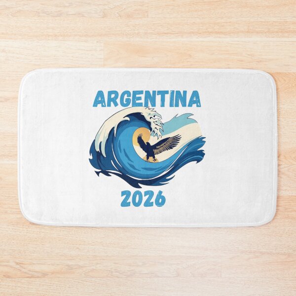 Item preview, Camiseta y Calcomanía Argentina - Diseño Bandera Albiceleste para Hinchas. designed and sold by printeGear.