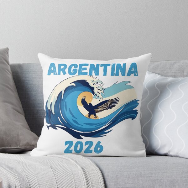 Item preview, Camiseta y Calcomanía Argentina - Diseño Bandera Albiceleste para Hinchas. designed and sold by printeGear.