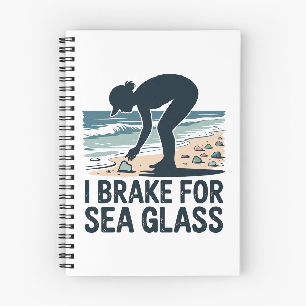 Item preview, I Brake For Sea Glass designed and sold by Creative League Ignite.