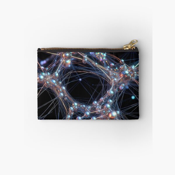 Item preview, Scifi Theme Grayish Texture of Asymmetrical Glowing Biological Neuron Synapses (image size 7840x11680) designed and sold by Digital-Davinci.