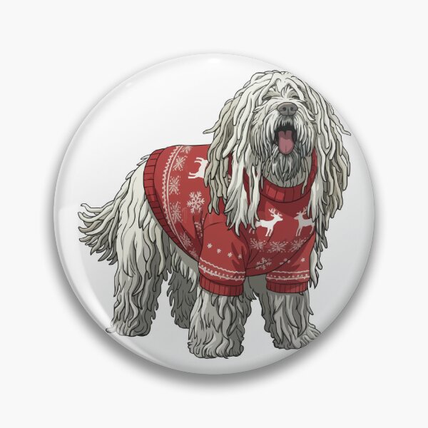 Item preview, Christmas Komondor Dog designed and sold by Petzzz.