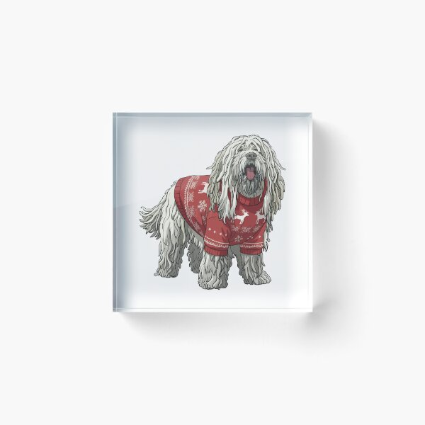 Item preview, Christmas Komondor Dog designed and sold by Petzzz.