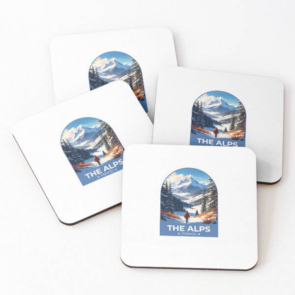 Item preview, The Alps France Travel Sticker designed and sold by TulipaGraphics.