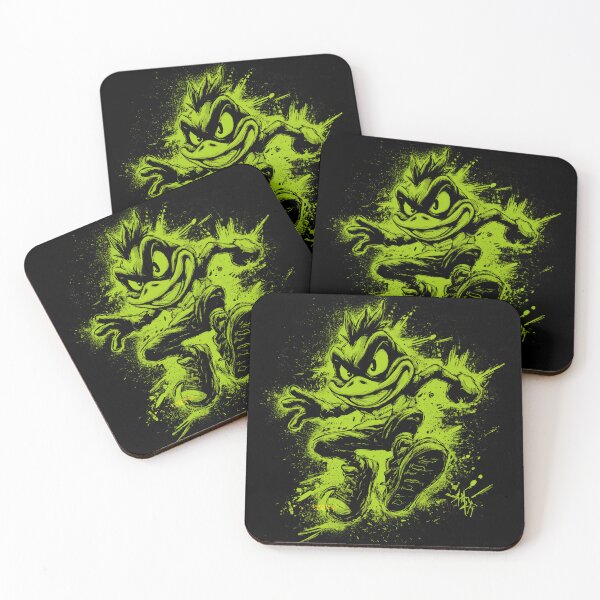 Item preview, Dark Street Frog – Bold Graphic Mascot Art designed and sold by Fardel-Design.